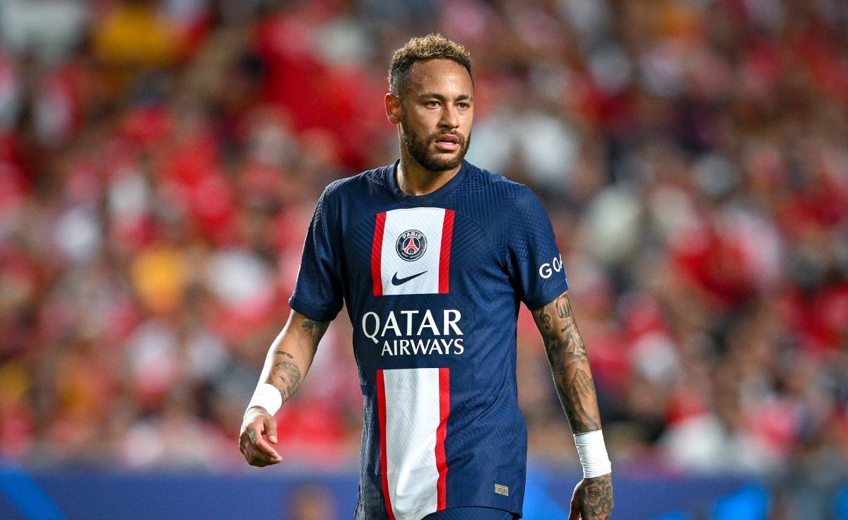 Neymar, en un partido ante el Benfica