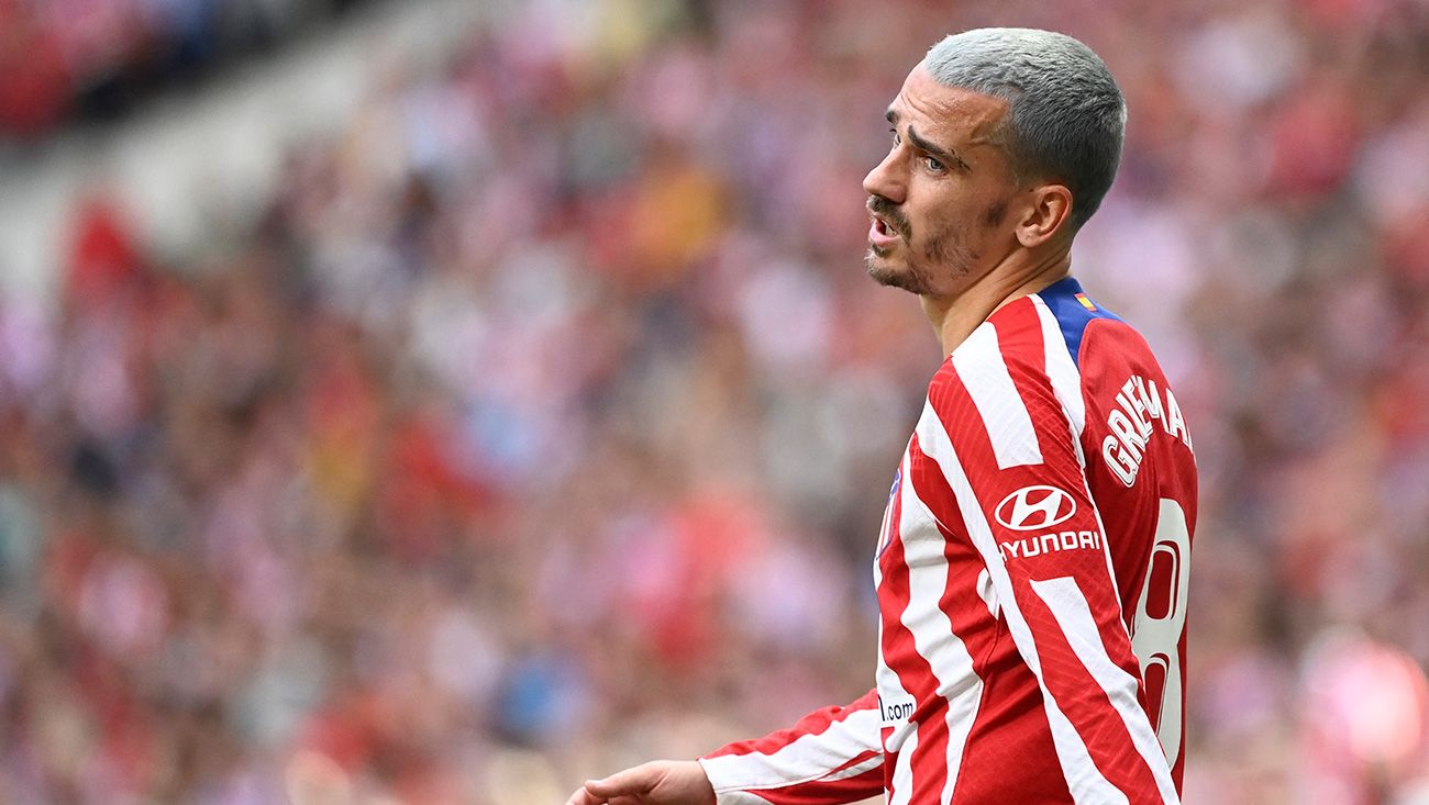 Griezmann con el Atlético de Madrid