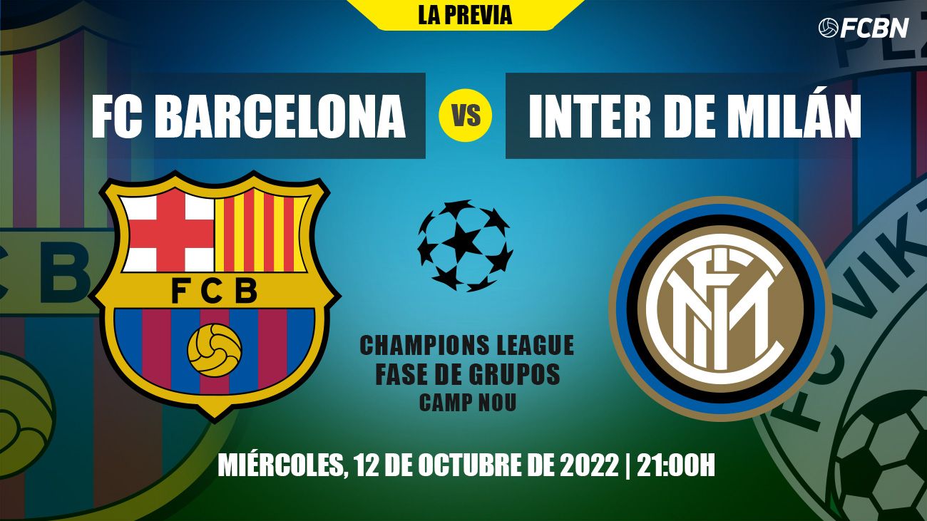 Previous of the FC Barcelona-Inter
