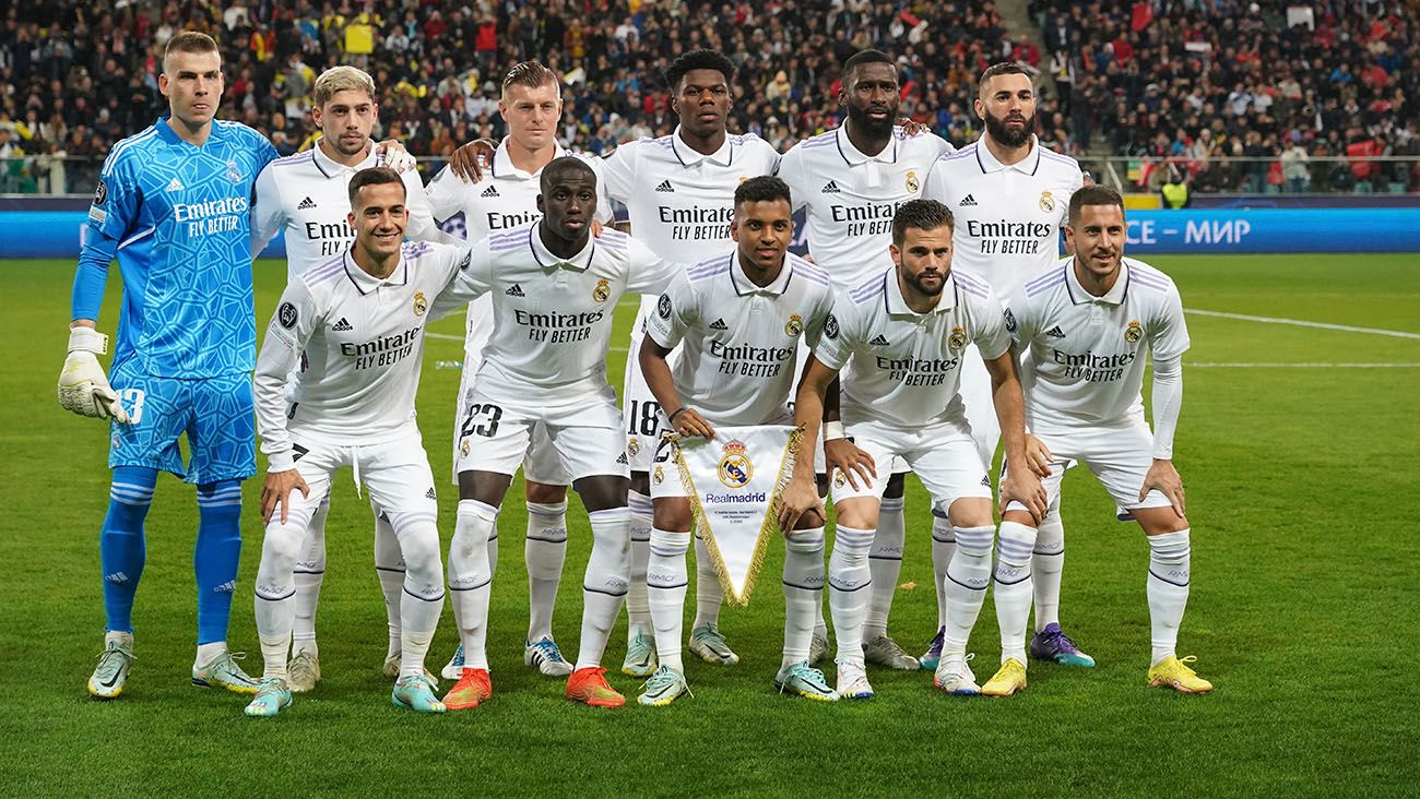 El XI del Real Madrid en Varsovia ante el Shakhtar (1-1)
