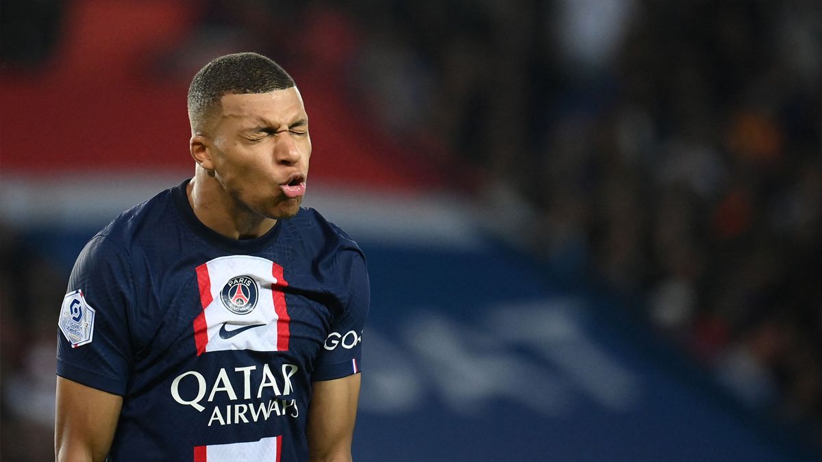 Mbappé lamenta una ocasión fallida