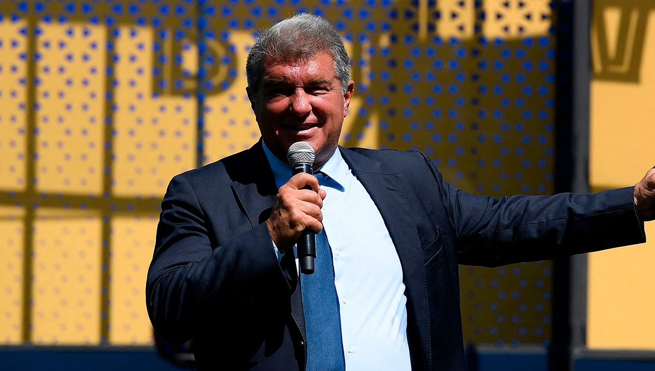 Joan Laporta, presidente del FC Barcelona