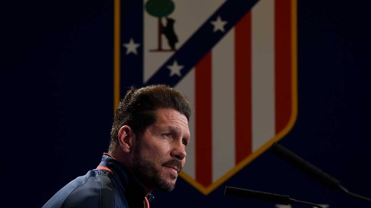 Diego Simeone in a photography of archive