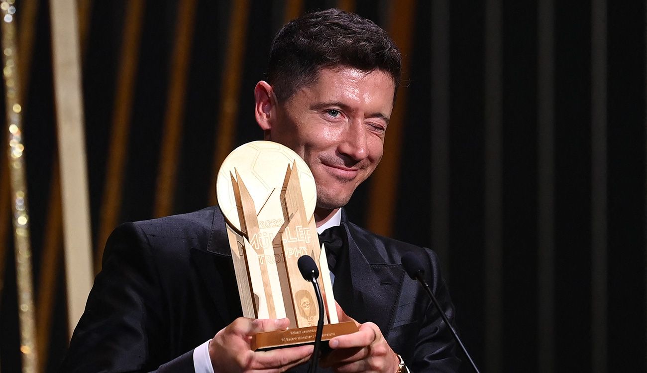Lewandowski at the Ballon d'Or gala