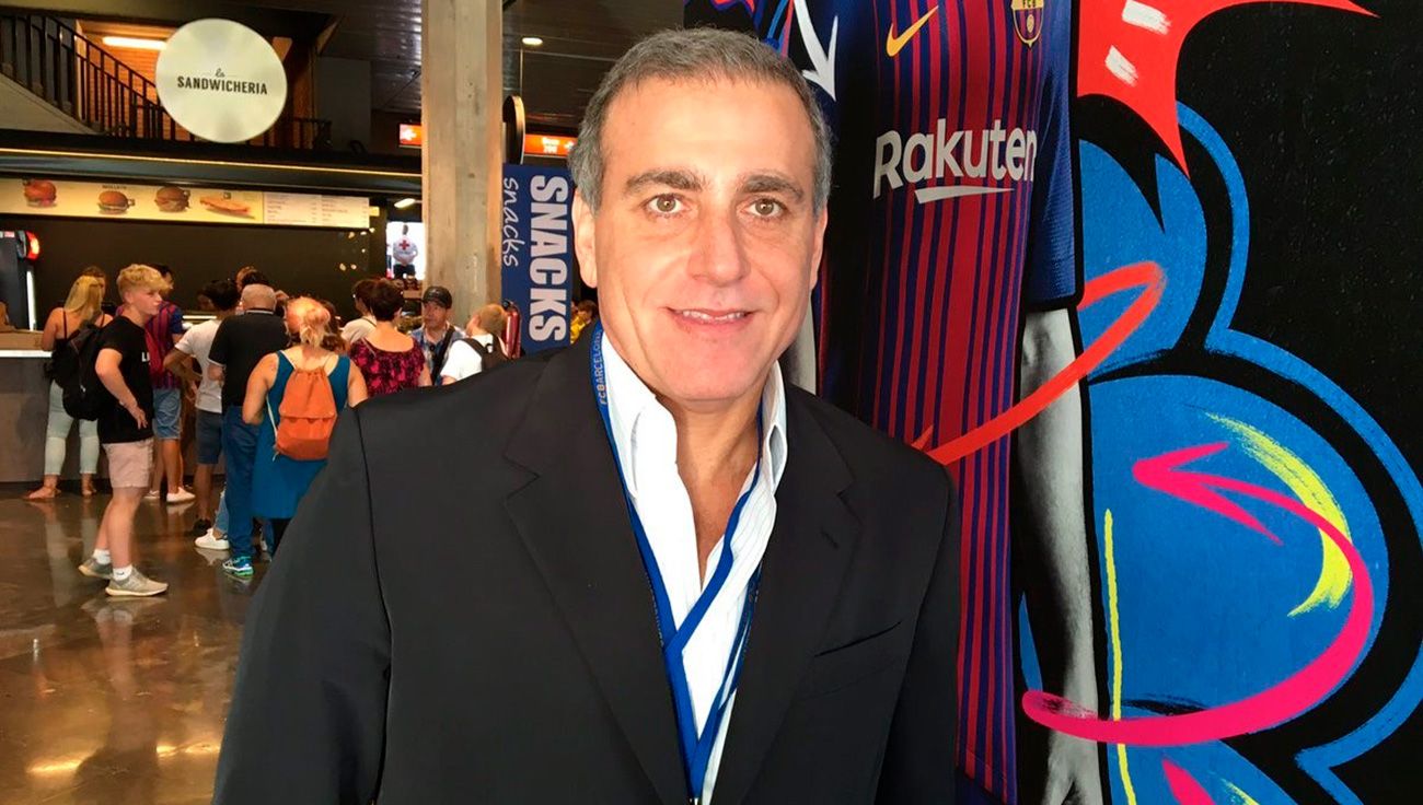 André Cury, en un acto del FC Barcelona
