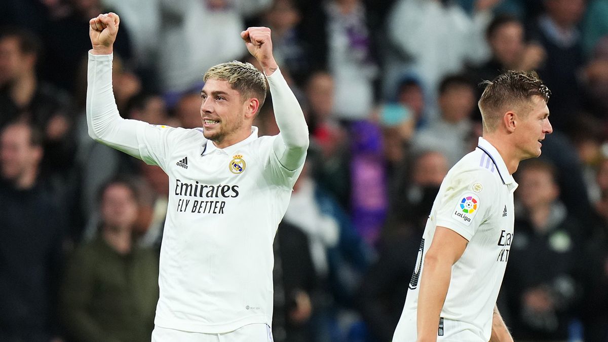 Fede Valverde y Toni Kroos en un partido del Real Madrid