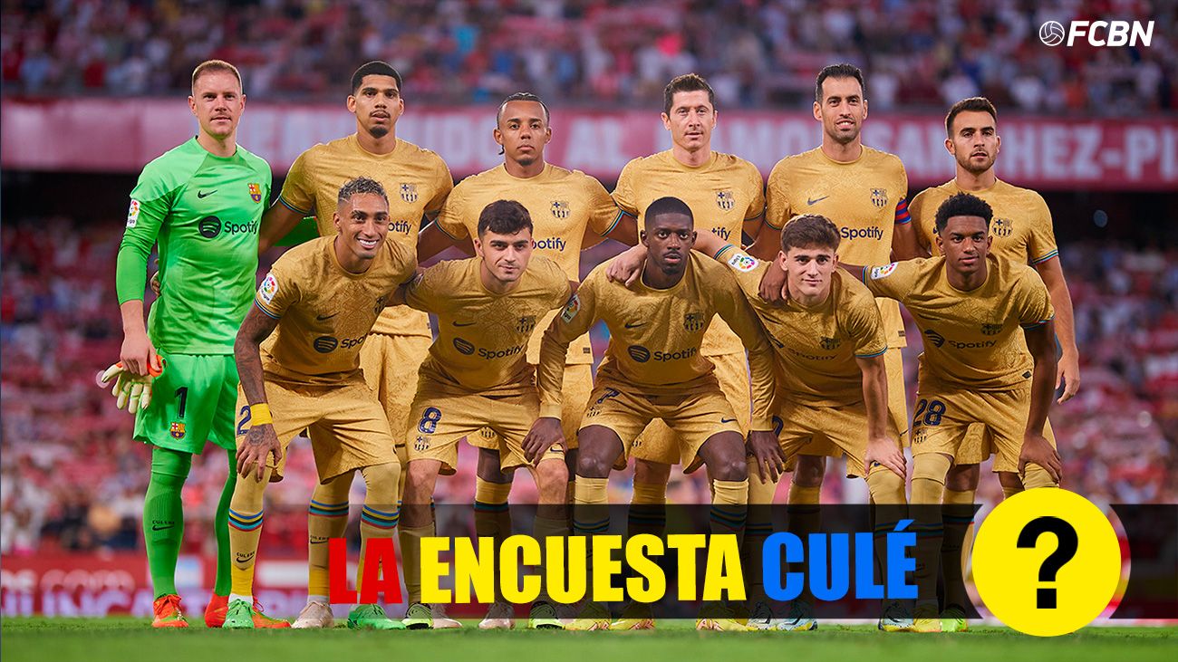 Possible starting eleven of the Barça