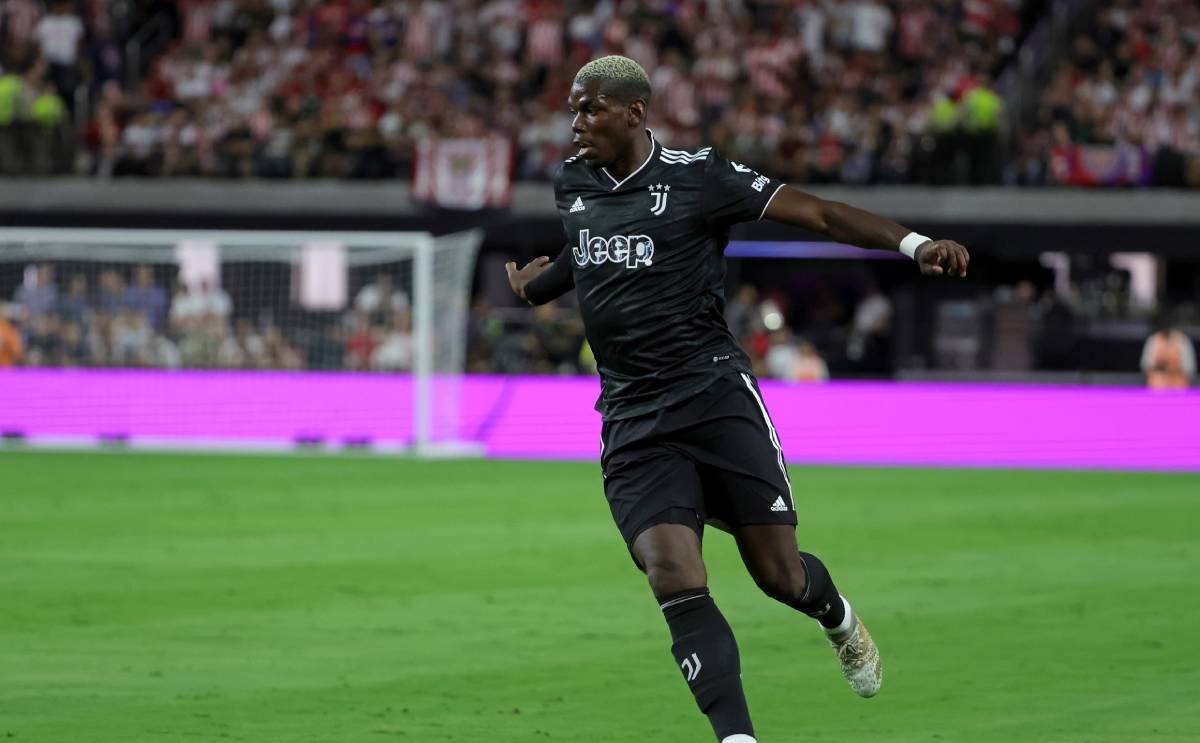 Pogba in a Juventus match