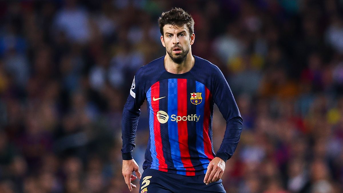 Gerard Piqué en un partido del Barça 