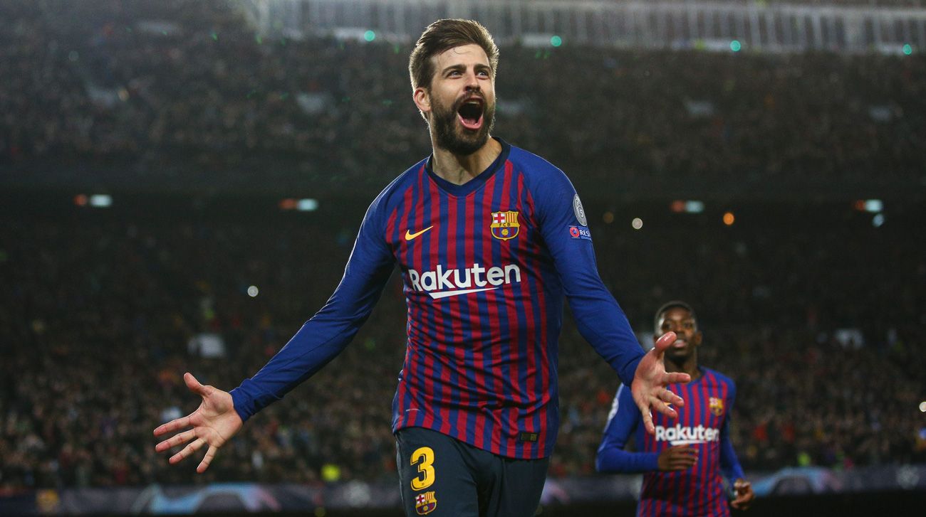 Piqué es el defensa más goleador de la Champions