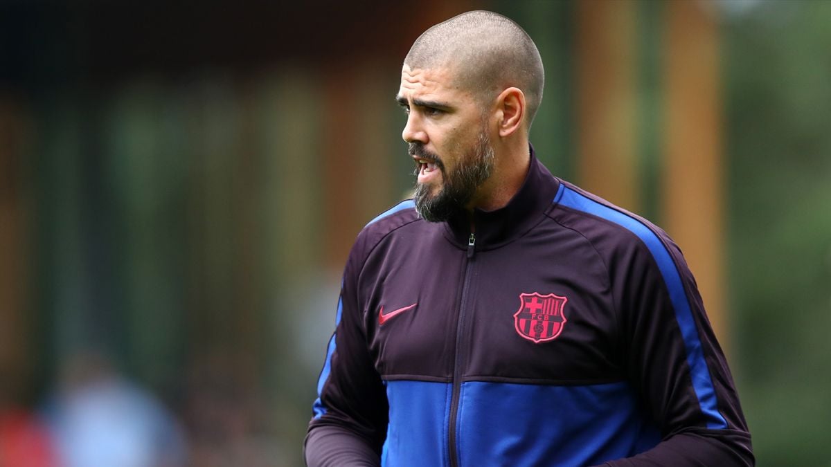 Víctor Valdes: Actualmente está comentando partidos en 'DAZN'