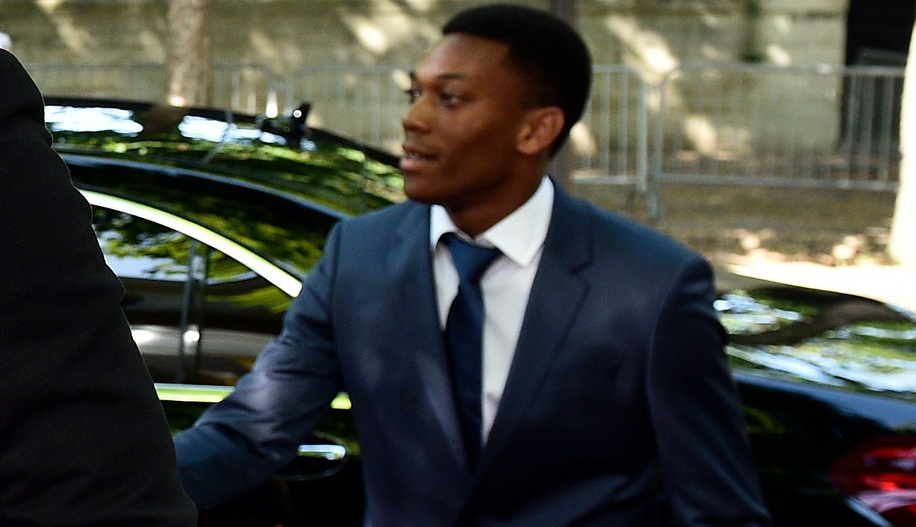 Anthony Martial asistiendo a la gala del Golden Boy en 2015
