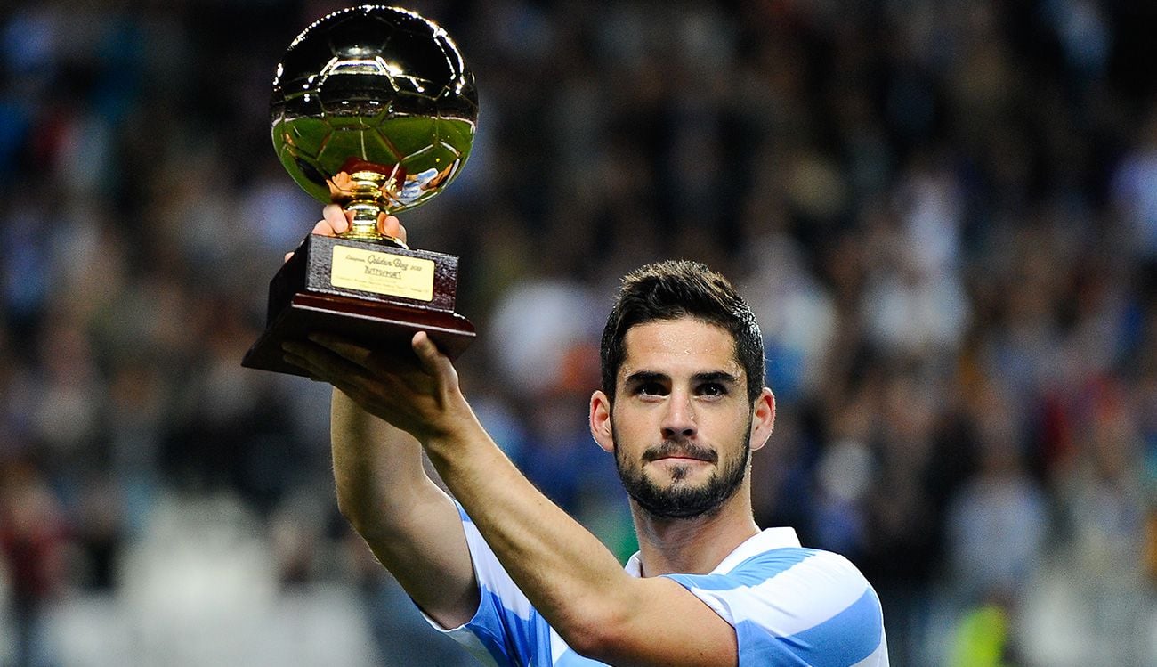 Isco Alarcón fue reconocido con el premio en 2012 cuando aún era futbolista del Málaga