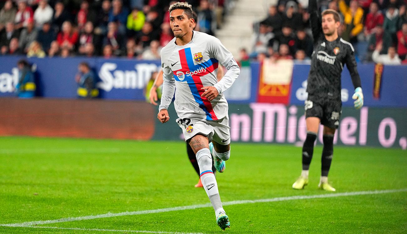 Raphinha, 2 goles (2 en Liga)