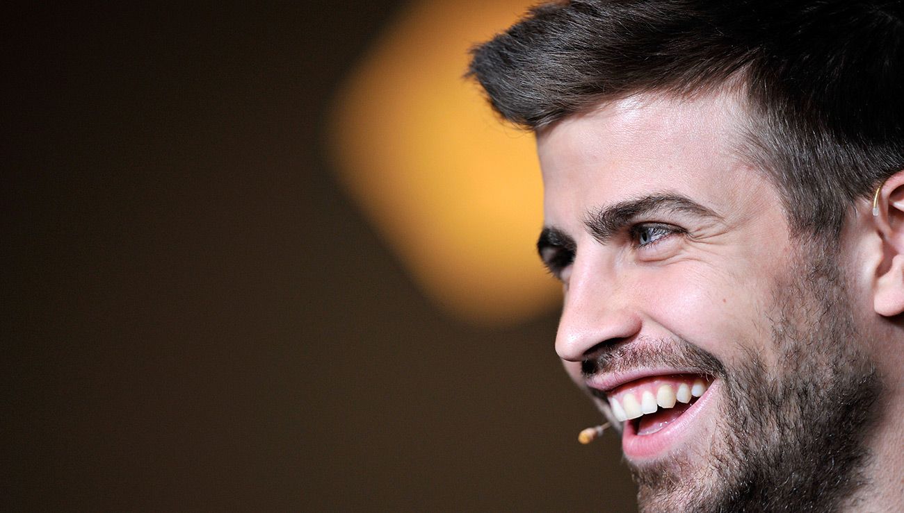 Gerard Piqué durante un evento