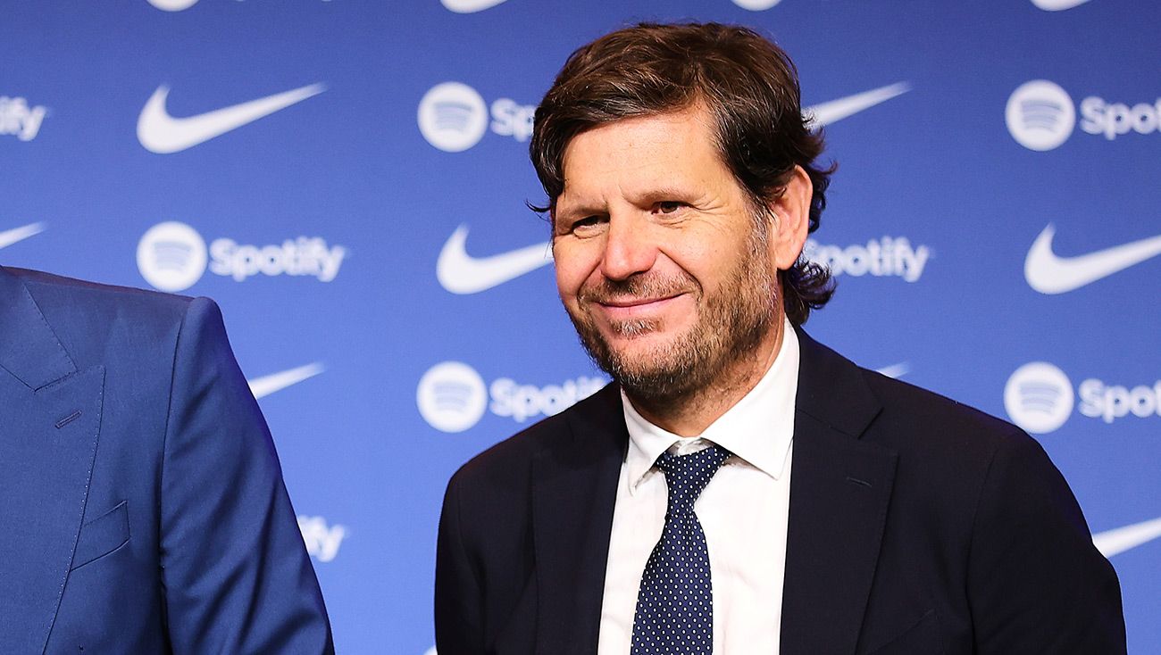 Mateu Alemany, durante un evento del Barça