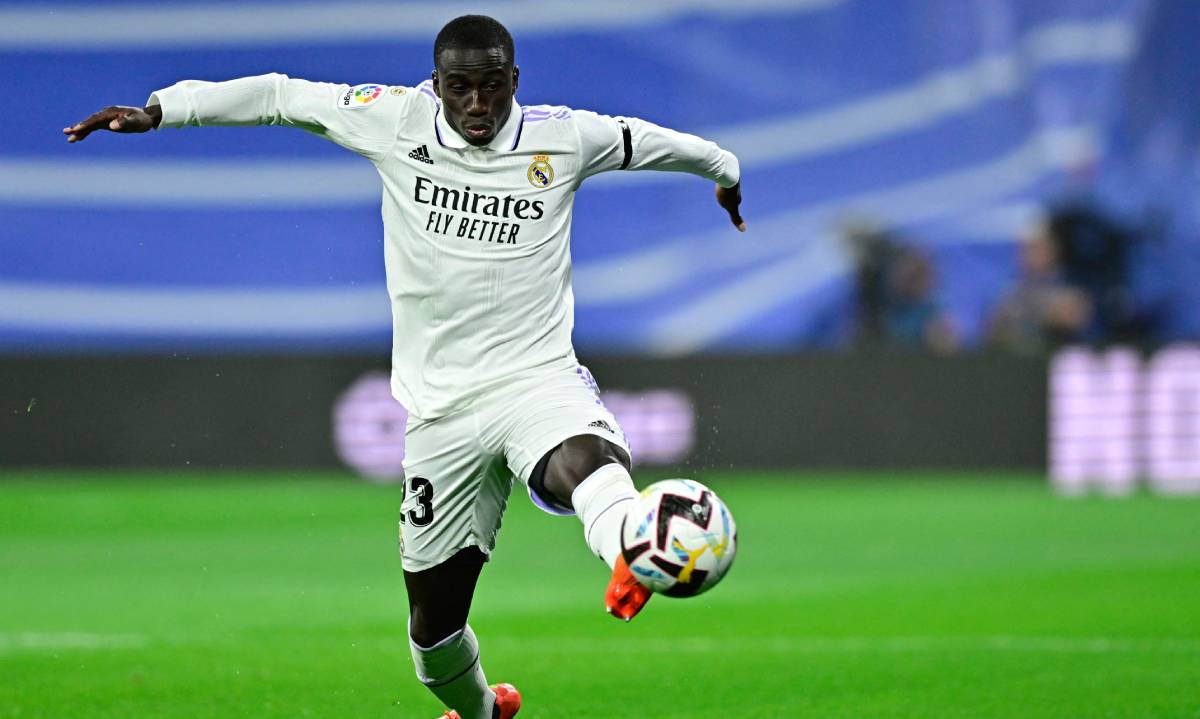 Ferland Mendy in a match v Osasuna