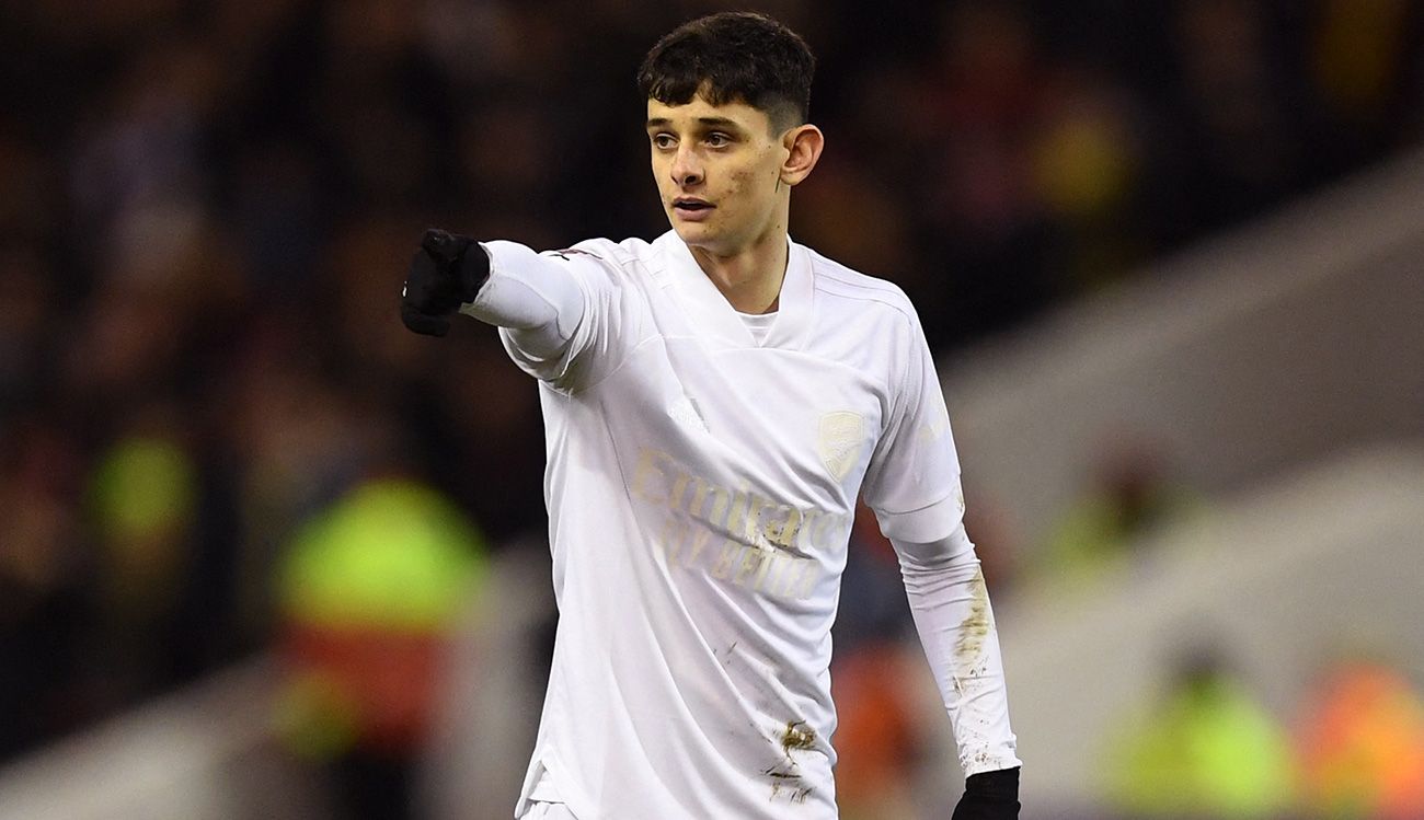 Charlie Patino with Arsenal