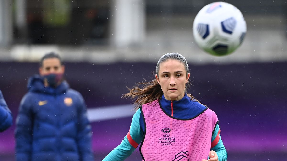 Bruna Vilamala en un entrenamiento