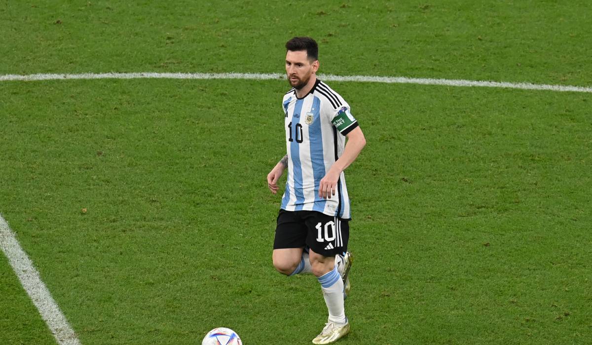 Messi, en un partido ante México