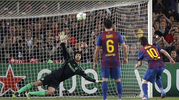 Messi never has achieved to mark to the veteran goalkeeper of the arsenal