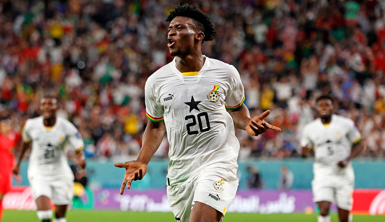 Mohammed Kudus with Ghana