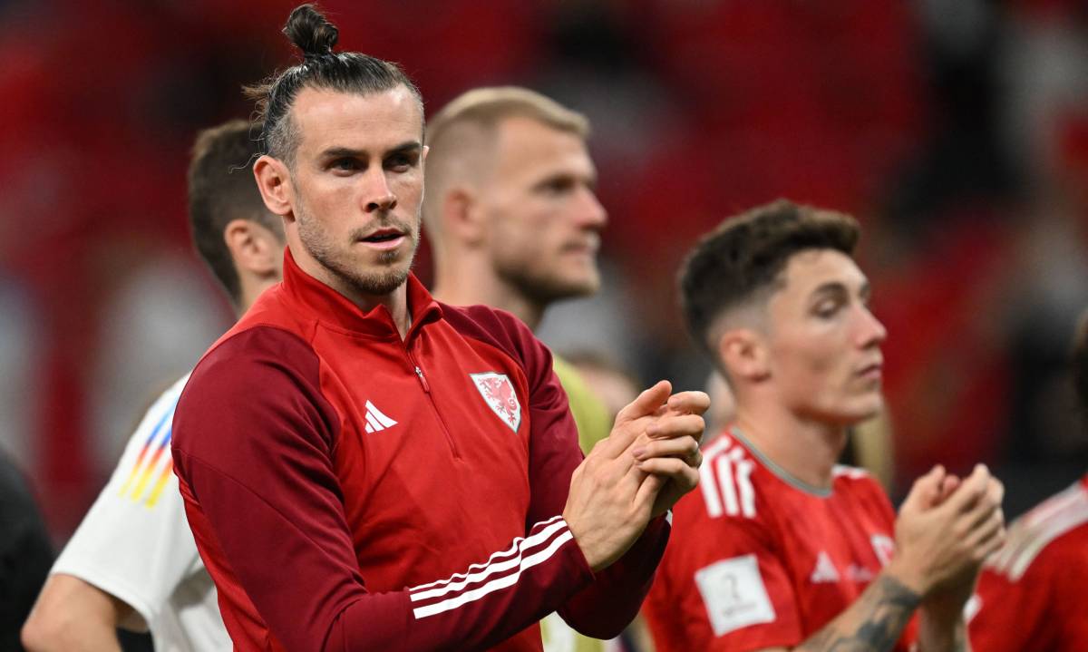 Bale after the match v England