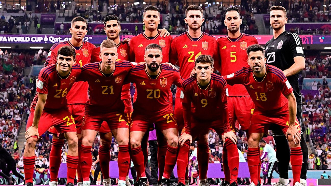 Once titular de España ante Alemania