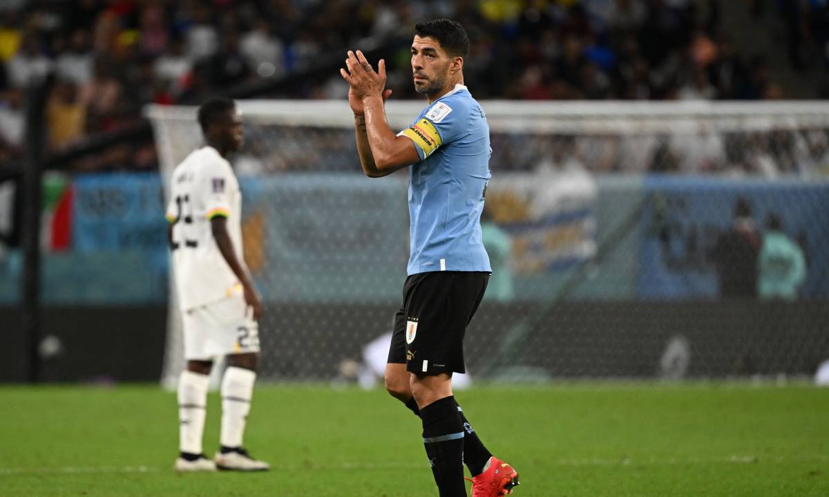 Luis Suárez, durante un partido ante Ghana