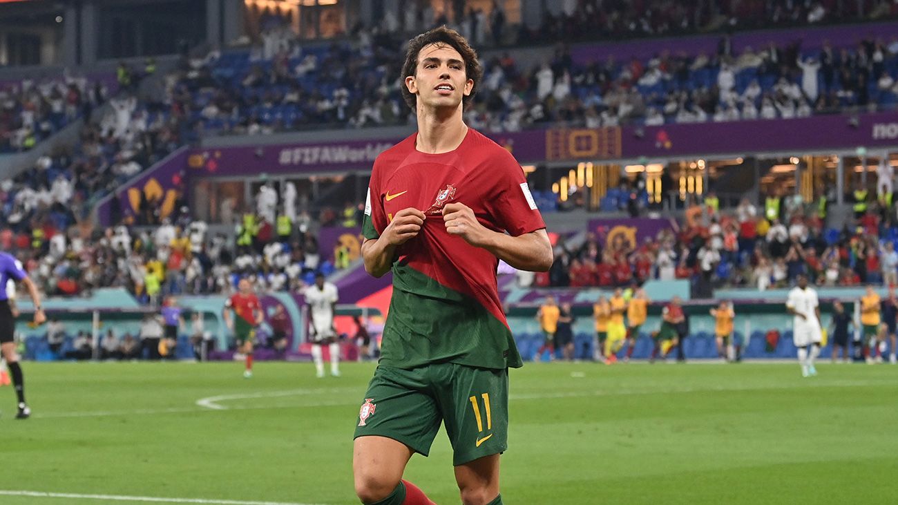 Joao Félix con Portugal