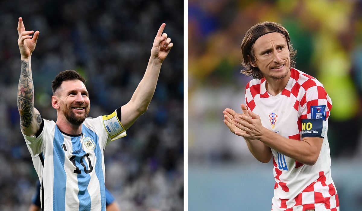 Lionel Messi y Luka Modric, capitanes de Argentina y Croacia