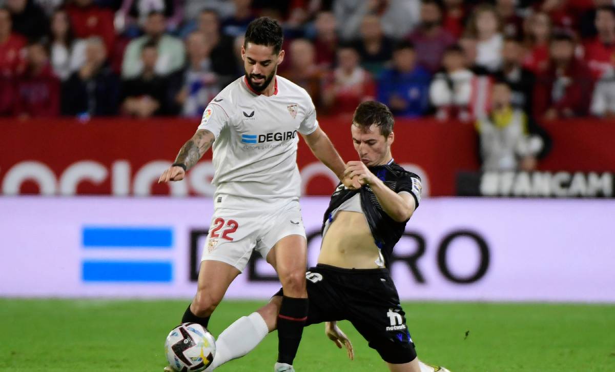 Isco Alarcón, en un partido con el Sevilla