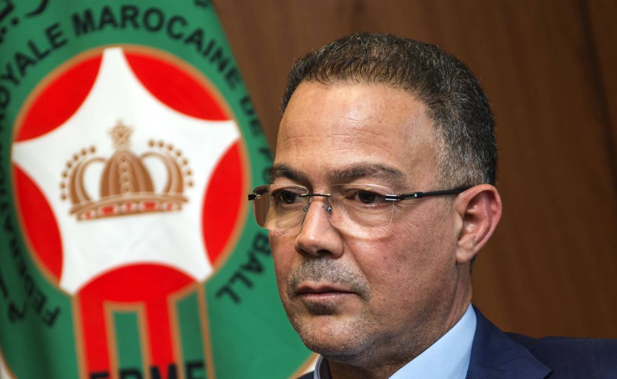 Fouzi Lekjaa, presidente de la Real Federación Marroquí de Fútbol