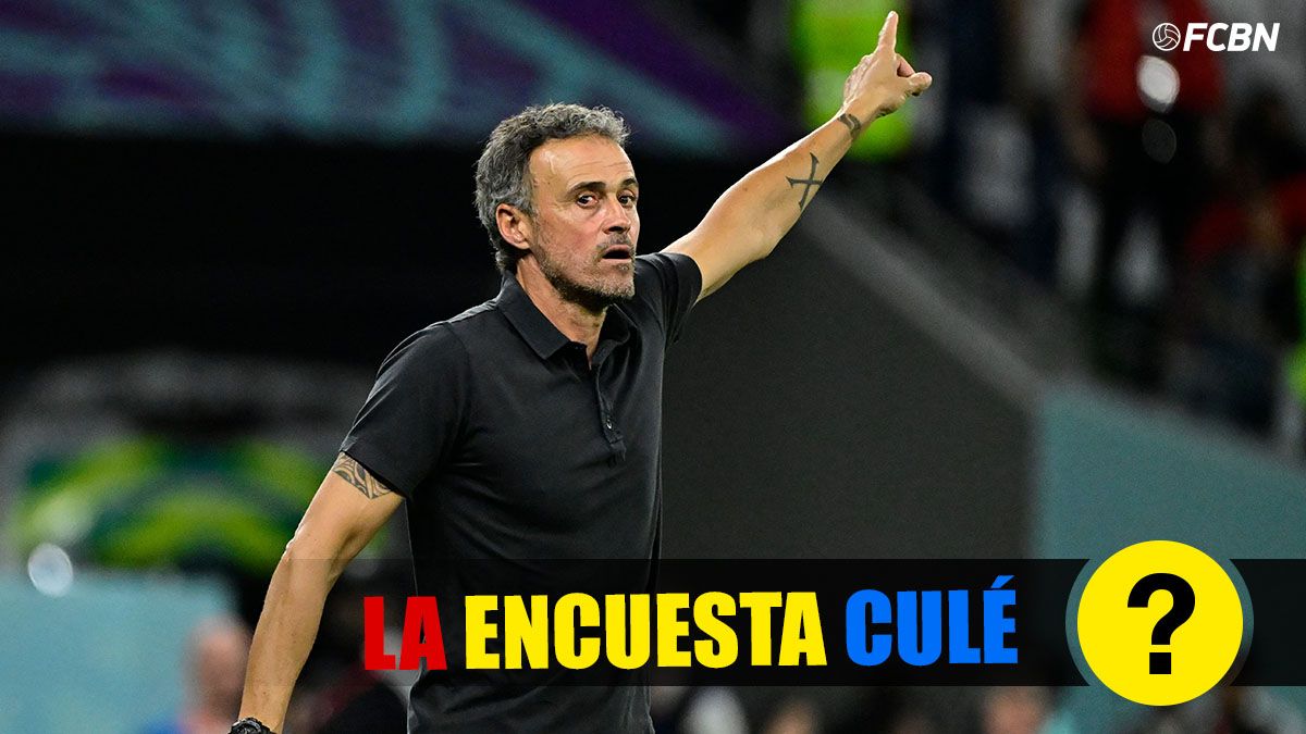 ENCUESTA: ¿Quién es el jugador al que señala Luis Enrique?