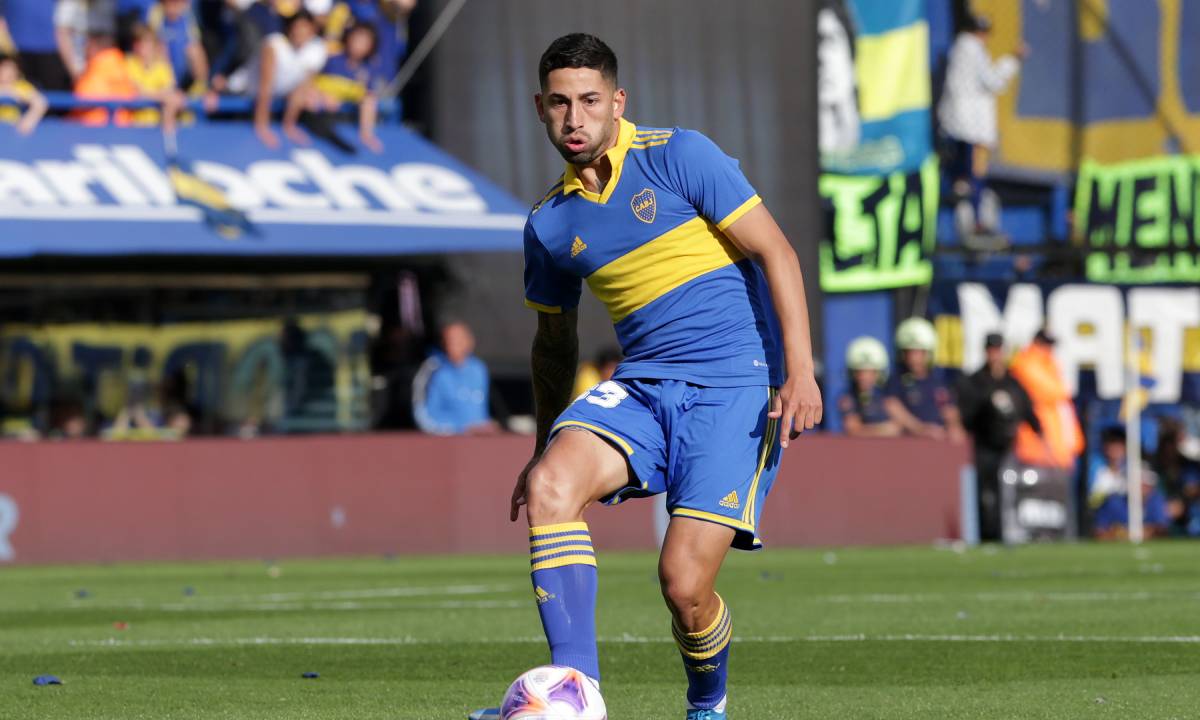 Alan Varela, en un partido ante Independiente de Avellaneda