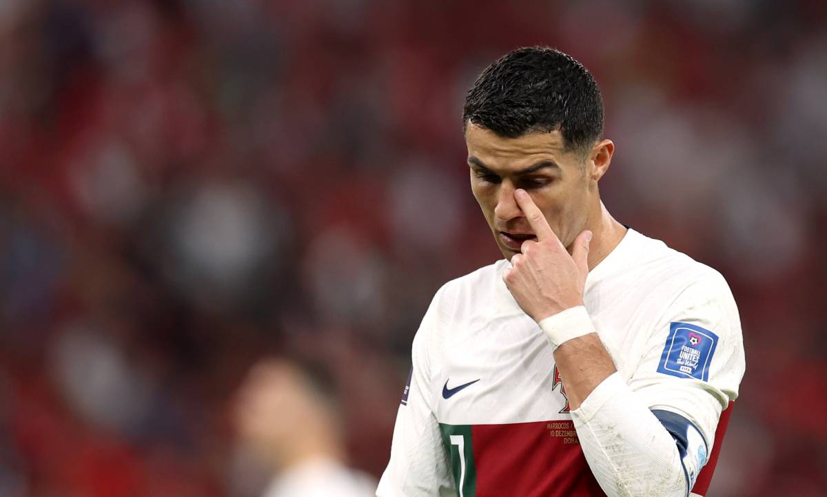 Cristiano Ronaldo, tras un partido ante Marruecos