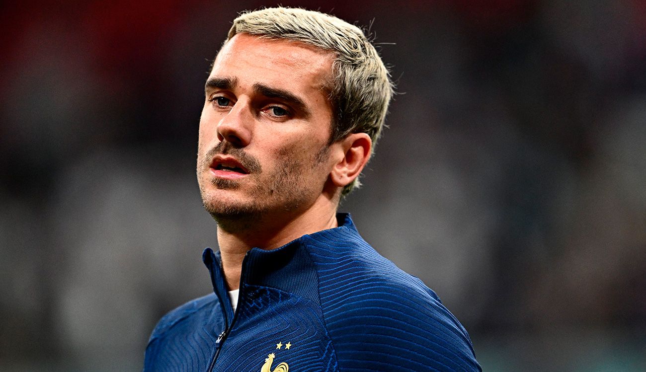 Griezmann during the World Cup