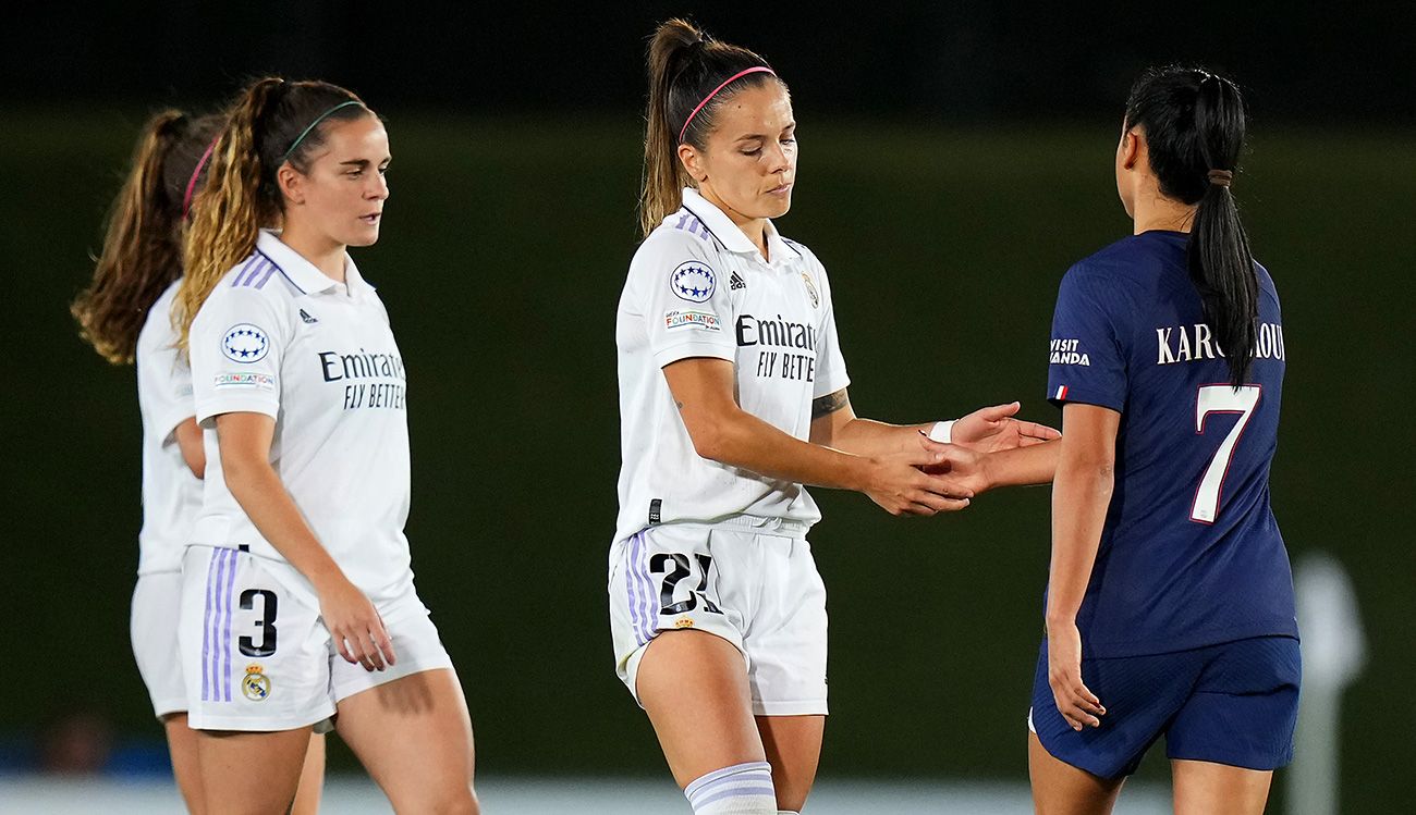 Real Madrid femenino ante el PSG