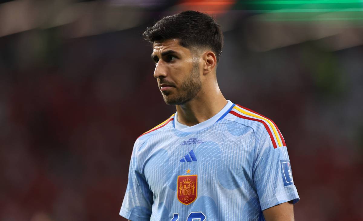 Marco Asensio, en un partido ante Marruecos