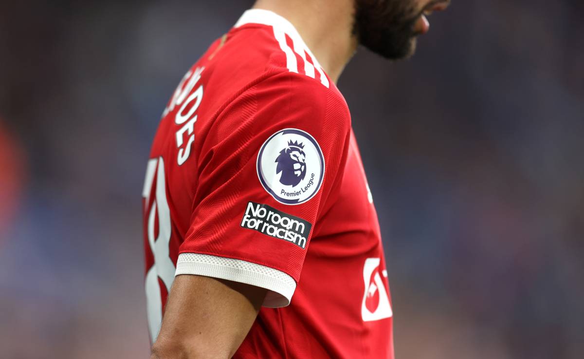 Bruno Fernandes, en un partido ante el Leicester City