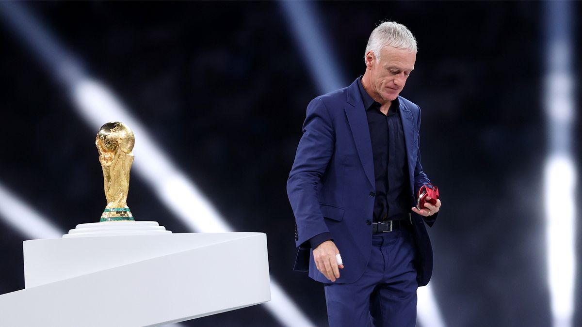 Didier Deschamps tras caer en la final del Mundial
