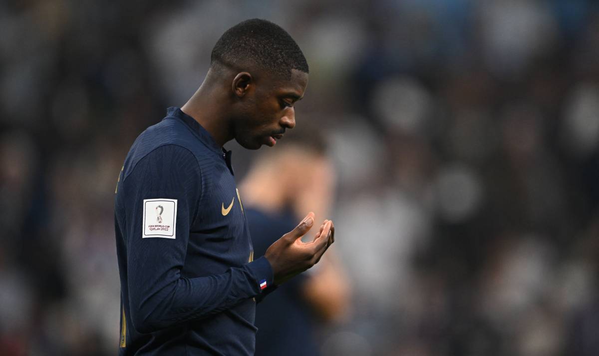 Dembélé, antes de la final ante Argentina