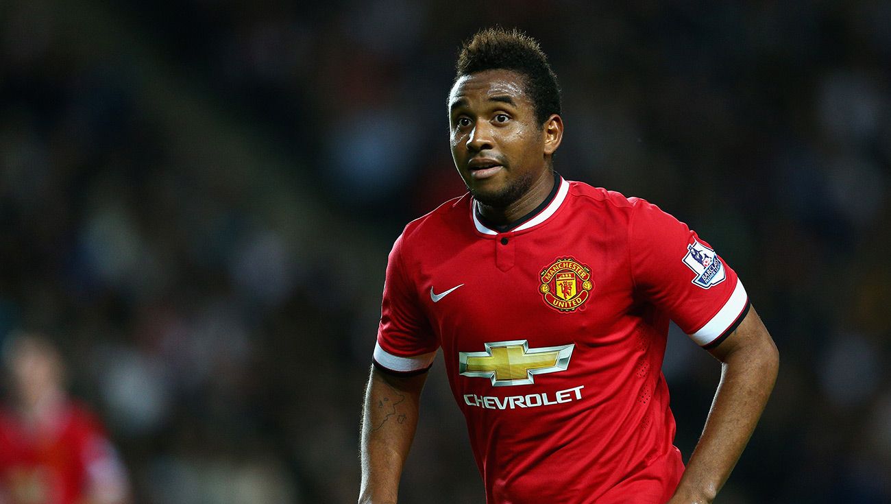 Anderson con el Manchester United en 2014