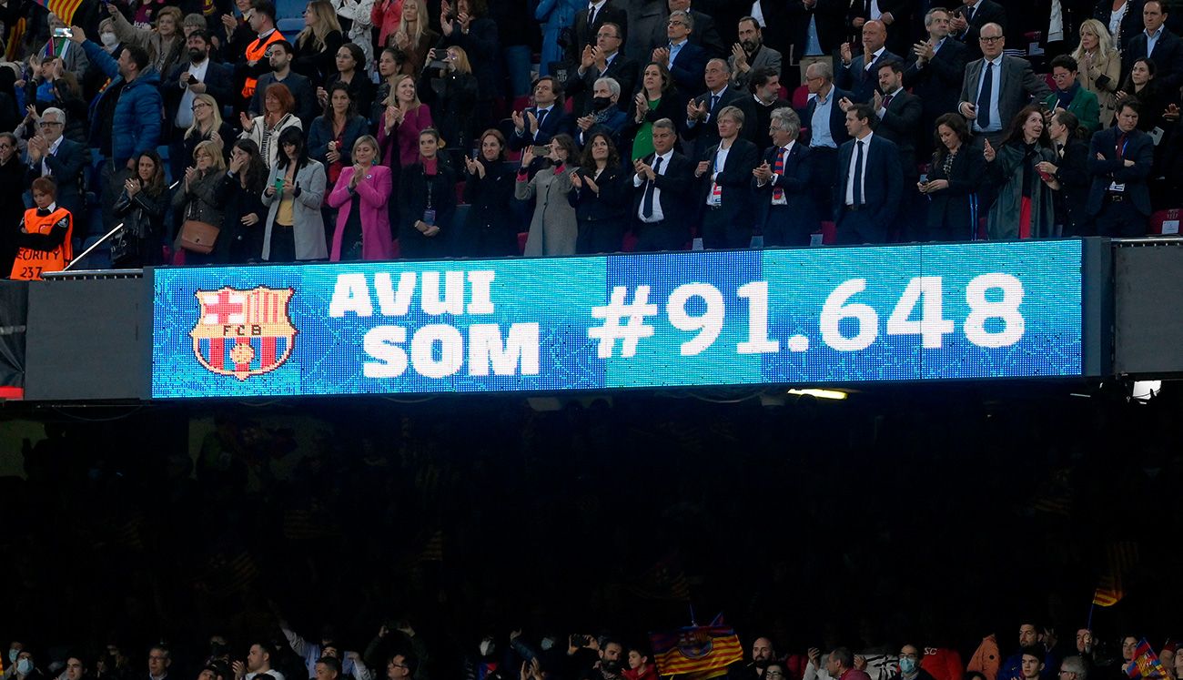 El Spotify Camp Nou rompió el récord de asistencia en un partido de fútbol femenino