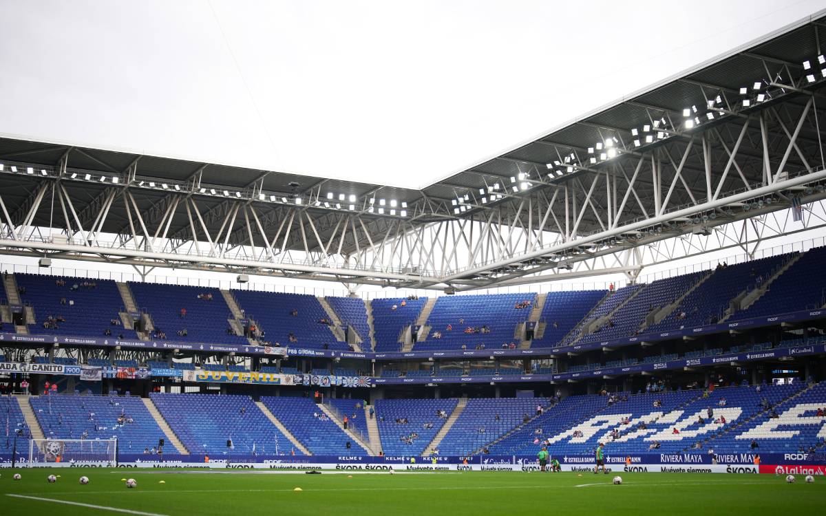 RCDE Stadium, en la previa de un Espanyol-Elche