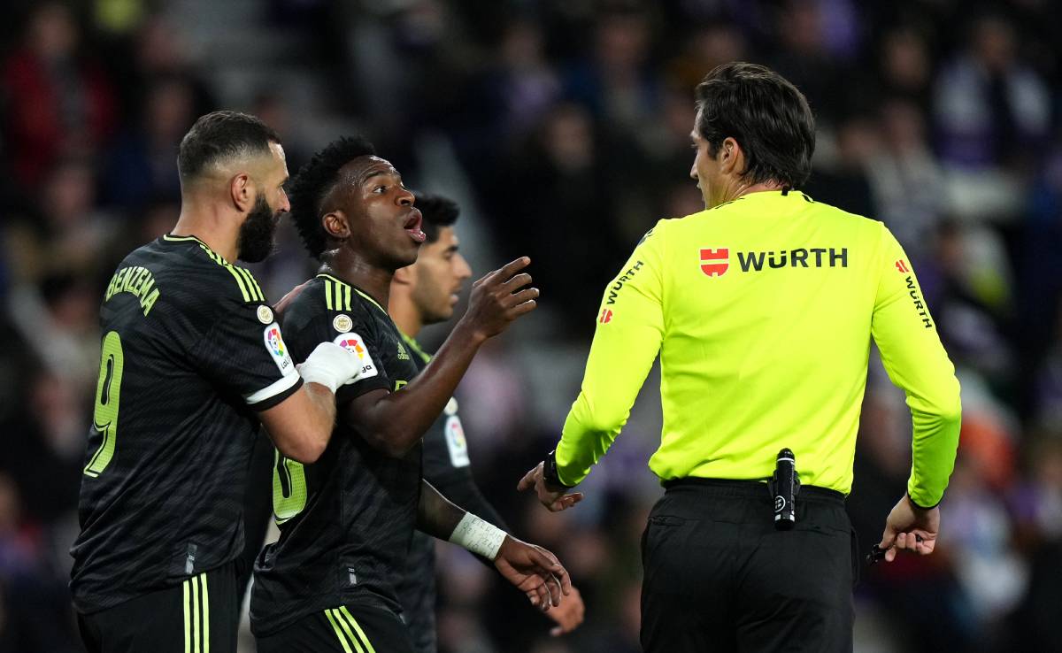 Vinícius, en un partido ante el Valladolid