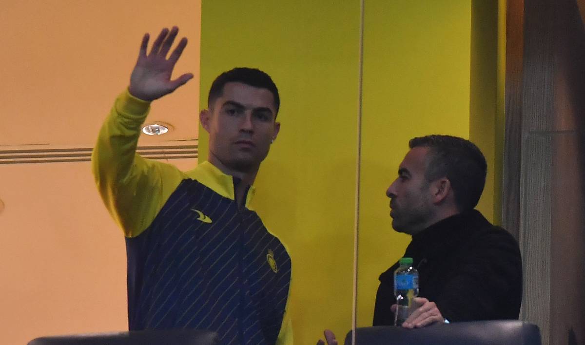 Cristiano Ronaldo, en su llegada al Al Nassr