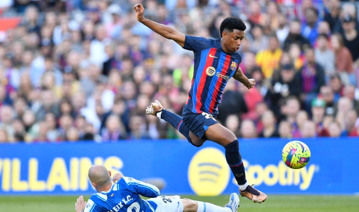 Balde, en un partido ante el Espanyol