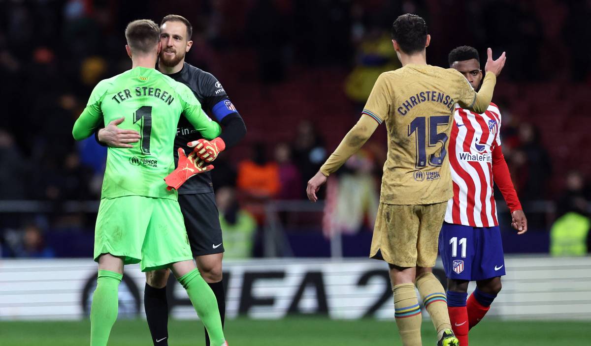 Ter Stegen after Atlético v Barcelona