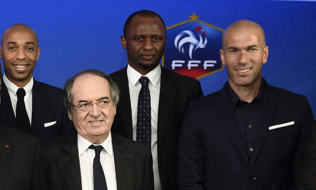 Le Graët y Zidane en una imagen de archivo